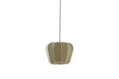 Hanging lamp Ø40x30 cm ZUBEDO olive green