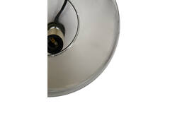 Hanging lamp 3L 120x30x21 cm SOLNA antiq bronze+smoked glass