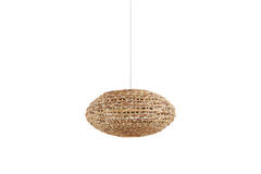 Hanging lamp Ø50x23,5 cm TRIPOLI rattan natural