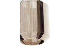 Hanglamp Ø36x43 cm KOZANA crème+donker bruin