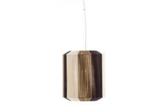 Hanging lamp Ø48x55 cm KOZANA cream+dark brown