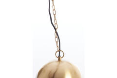 Hanglamp Ø33x38 cm CETARA kralen oranje+brons
