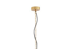 Hanglamp Ø33x38 cm CETARA kralen oranje+brons