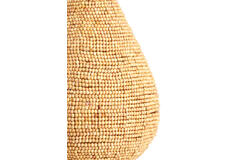 Hanglamp Ø40x51 cm KABINDA kralen naturel