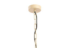 Hanglamp Ø40x51 cm KABINDA kralen naturel