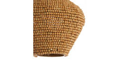 Hanglamp Ø28x30 cm KALENGA kralen naturel