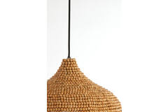 Hanglamp Ø36x41 cm KALENGA kralen naturel