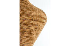 Hanglamp Ø36x41 cm KALENGA kralen naturel