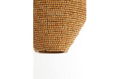 Hanglamp Ø36x41 cm KALENGA kralen naturel