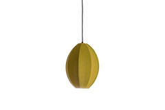 Hanging lamp Ø28,5x38 cm MILATOS jute olive green
