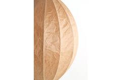 Hanging lamp Ø38x51 cm MILATOS kraft paper brown