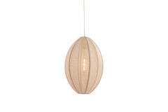 Hanging lamp Ø38x51 cm MILATOS jute natural