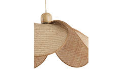 Hanglamp Ø48x29 cm LAVRIO webbing naturel+hout
