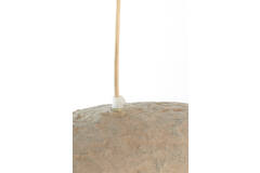 Hanging lamp 53x43x18 cm LONIA grey+antique bronze