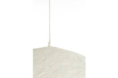 Lámpara colgante 71x53,5x23 cm LONIA crema+bronce antiguo