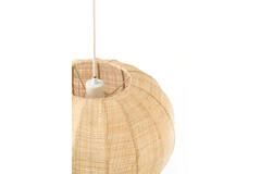 Hanglamp Ø42x27 cm RAFAELLA raffia naturel