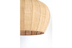 Hanglamp Ø51x34 cm RAFAELLA raffia naturel