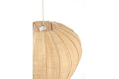 Hanglamp Ø51x34 cm RAFAELLA raffia naturel