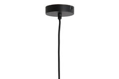 Hanging lamp Ø40x33 cm MALACIA velvet burgundy