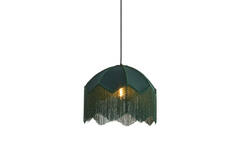 Hanging lamp Ø40x33 cm MALACIA velvet green