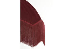 Hanglamp Ø50x38 cm MALACIA velvet bordeaux