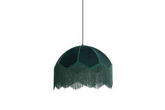 Hanglamp Ø50x38 cm MALACIA velvet groen