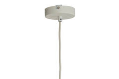 Hanging lamp Ø50x38 cm MALACIA raffia natural+cream