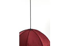 Hanging lamp Ø60x41 cm MALACIA velvet burgundy