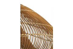 Hanglamp 54x52,5x30,5 cm JANZUR rotan donker bruin