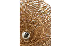 Hanglamp 54x52,5x30,5 cm JANZUR rotan donker bruin