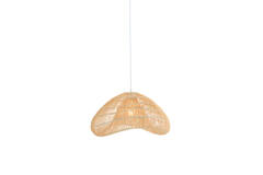 Hanging lamp 54x52,5x30,5 cm JANZUR rattan natural