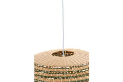 Hanging lamp Ø59,5x28 cm TAWELA rattan natural+green