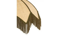 Hanging lamp Ø45x32,5 cm SULINA raffia natural+green