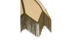 Hanging lamp Ø55x36,5 cm SULINA raffia natural+green