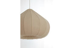 Hanglamp Ø50x34 cm ZUBEDA linnen naturel