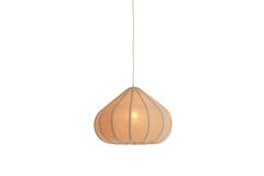 Hanglamp Ø50x34 cm ZUBEDA linnen naturel