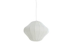 Hanging lamp Ø50x40 cm SUKAU linen cream