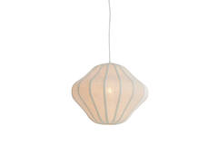 Hanging lamp Ø50x40 cm SUKAU linen cream