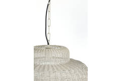 Hanging lamp Ø47x26 cm PIEDRA cream