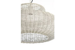 Hanging lamp Ø59x31,5 cm PIEDRA cream