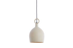 Hanging lamp Ø24x39 cm ROSERO sand+light brown spotted