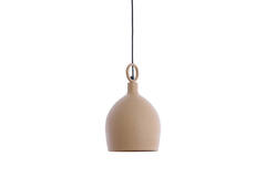 Hanging lamp Ø24x39 cm ROSERO terra+brown spotted