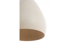 Hanging lamp Ø24x37 cm RISARI sand+light brown spotted
