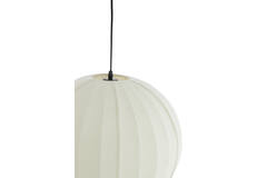 Hanging lamp Ø35x33 cm ZAGORI bouclé cream