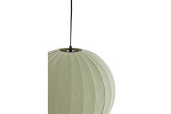 Hanging lamp Ø35x33 cm ZAGORI bouclé mint green