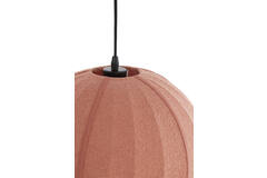 Hanglamp Ø44x42 cm ZAGORI bouclé koraal