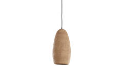 Hanglamp Ø24x48 cm DIVALA antiek donker terra