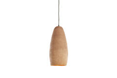 Hanglamp Ø24x48 cm DIVALA antiek donker terra