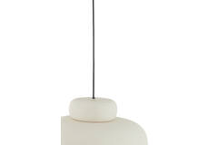 Hanging lamp Ø39x20 cm NEIVA matt cream