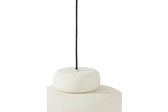 Hanging lamp Ø39x20 cm NEIVA matt cream